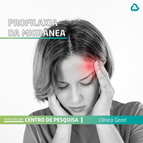 Profilaxia da migrânea - Mulher com dor de cabeça